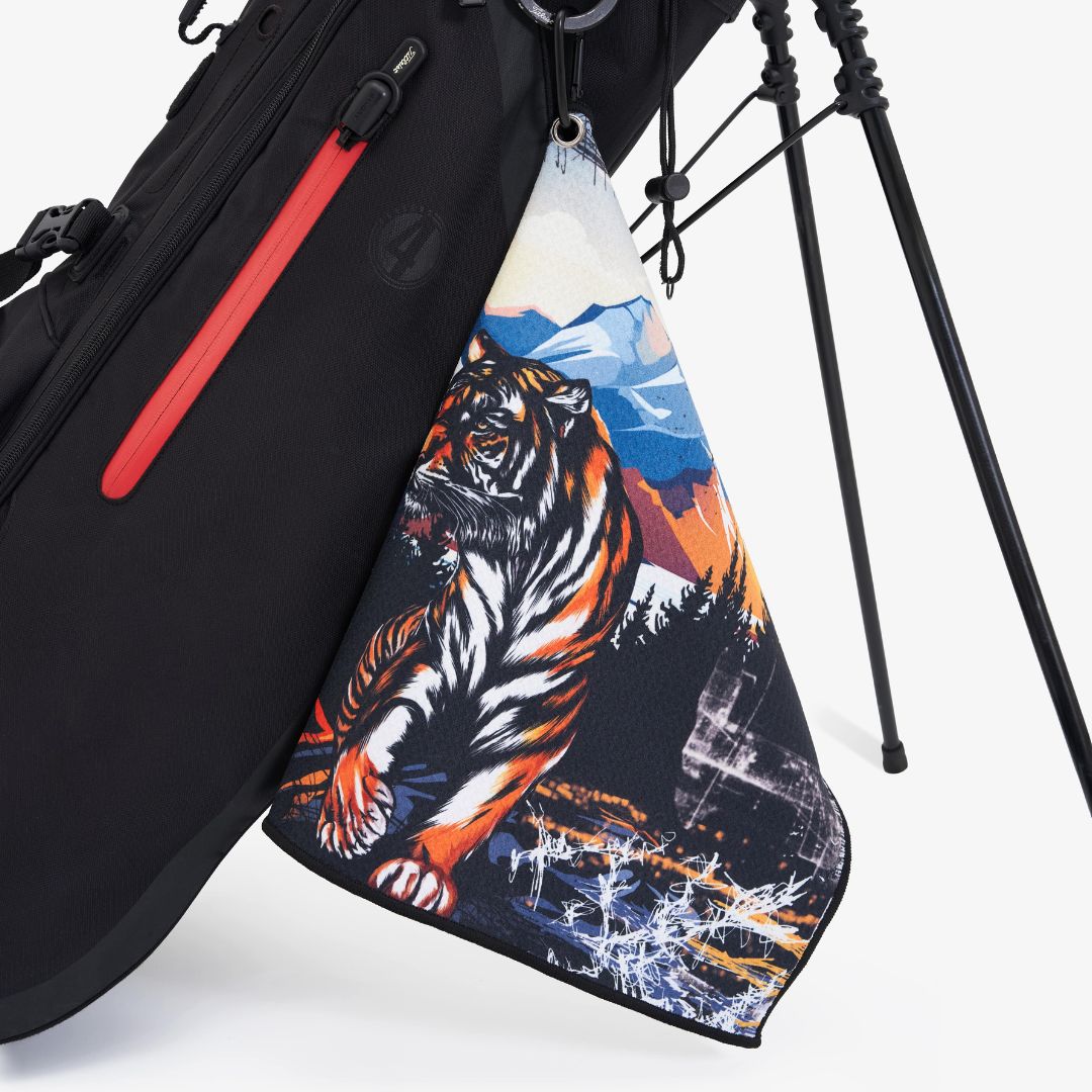 Golf towel with Tiger