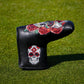 Cool putter headcover with skull design