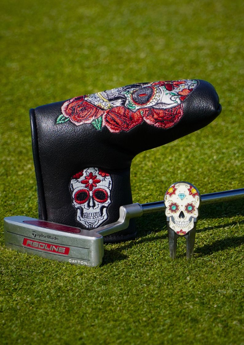 Cool black putter headcover