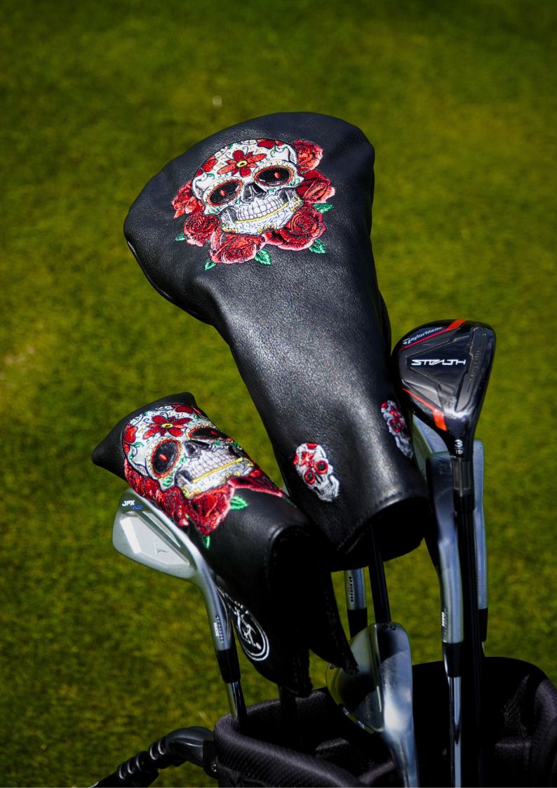 Cool golf headcovers with skull design