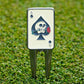 cool pitch mark repairer with skull design