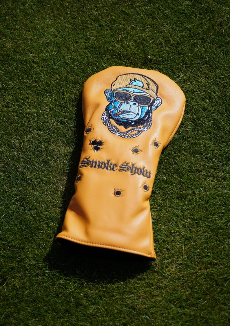 Cool golf headcover in orange